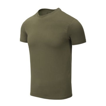 T-Shirt Helikon z bawełny organicznej SLIM - Olive Green XXL