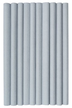 BIBUŁA MARSZCZONA 50x200cm szara 10sztuk CREATINIO