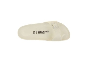 Birkenstock Madrid zdrowotne klapki damskie białe