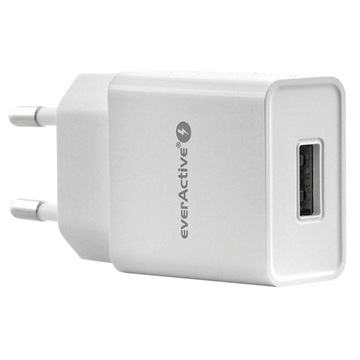 UNIWERSALNA SZYBKA ŁADOWARKA SIECIOWA everActive USB 2,4A 12W DO TELEFONU