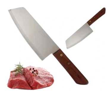 КУХОННЫЙ НОЖ ПОВАРА, СТАЛЬ, БОЛЬШОЙ, ОСТРЫЙ, ПРОДУКТ ТАИЛАНДА, 28см