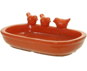 POIDEŁKO KARMNIK DLA PTAKÓW OSŁONKA DONICA DONICZKA CERAMICZNA