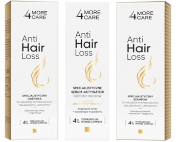 AA LONG4LASHES MORE4CARE SZAMPON+ODŻYWKA+SERUM