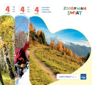 Zdobywam Świat Karty Pracy Część 1-3 Poziom 4