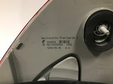 MERCEDES E TŘÍDA W211 FACELIFT AVANT SVĚTLO ZADNÍ LEVÝ