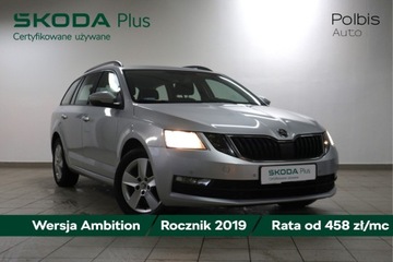 Skoda Octavia III Kombi Facelifting 1.6 TDI 115KM 2019 Skoda Octavia 1.6 TDI Ambition 115 KM 2019 r.