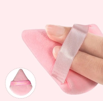 Макияж порошковые банки Треугольный мягкий мягкий