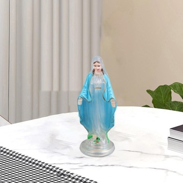 Nordic Błogosławiona Matka Boska Figurka Statua 15 cm Świecąca