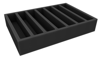 Полноразмерный пенопласт с 7 вырезами 246мм42мм