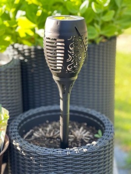 Светильник Style_Home встраиваемый на солнечной батарее, черный, 50 см, 1 шт.