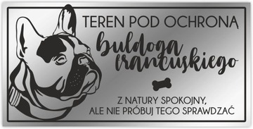 Внимание BAD DOG Табличка из нержавеющей стали с именем собаки.