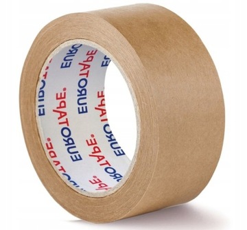 Taśma pakowa PAPIEROWA kraft 48mm x 50m EKO 1szt.