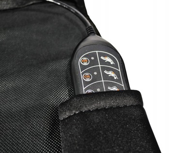 НАГРЕВАТЕЛЬНЫЙ МАССАЖНЫЙ КОВРИК ДЛЯ АВТОКРЕСЛА ДЛЯ МАССАЖА СПИНЫ, ПОДОГРЕВ 230/12В