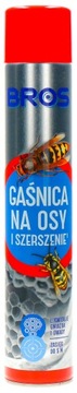 SPRAY AEROZOL PREPARAT ŚRODEK GAŚNICA NA OSY SZERSZENIE GNIAZDA BROS 300ML