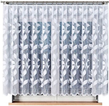 Жаккардовая штора МАРТИНА узор 200х140см прямая (готовая) с окантовкой