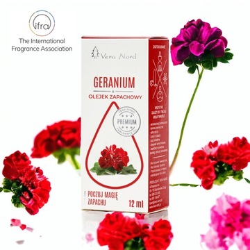 Olejek zapachowy geranium ODSTRASZA KLESZCZE
