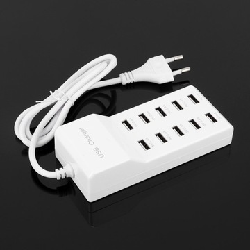 УДЛИНИТЕЛЬ СЕТЕВОЙ РАЗЪЕМ ПИТАНИЯ 5 В + ЗАРЯДНОЕ УСТРОЙСТВО USB 10X