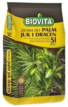 Ziemia palm juk dracen roślin zielonych 10l(2x5l)