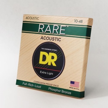 Струны для акустической гитары 10-48 DR, редкие
