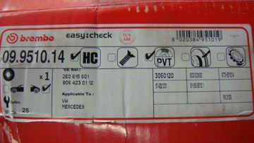 CRAFTER ЗАДНИЕ ТОРМОЗНЫЕ ДИСКИ 2E0615601 BREMBO