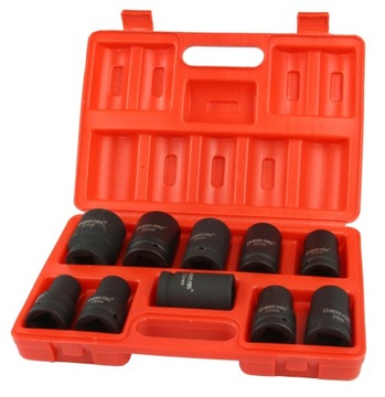 ГОЛОВКИ УДАРНЫЕ КЛЮЧИ 1 дюйм 10 шт. 17-41 НАБОР 6-угловые УДАРНЫЕ ГОЛОВКИ TIR