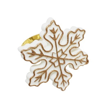 4 шт., кольцо для салфеток из смолы, рождественский камин, снежинка, рождественская елка в форме сердца