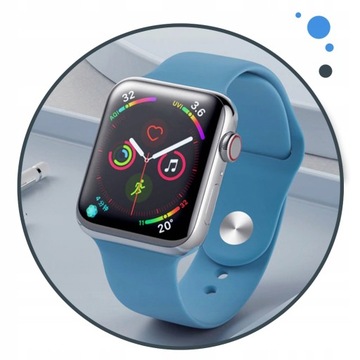 SZKŁO HYBRYDOWE DO APPLE WATCH 4/5/6/SE 40mm (lepsze niż FOLIA OCHRONNA)