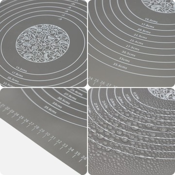 Силиконовая доска MATA 65x45 см для теста большая не -славитная кухня