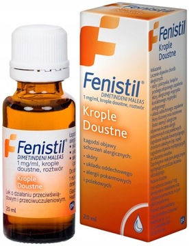 FENISTIL lek na alergię świąd krople 20 ml GSK
