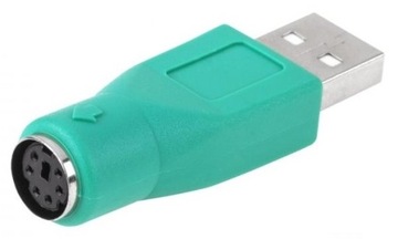 Złącze adapter przejście wtyk USB na gniazdo PS2