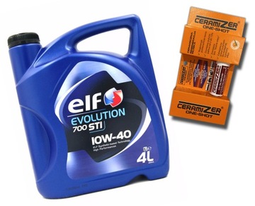 ELF 10W40 EVO 700 STI 4L + Ceramizer One-Shot