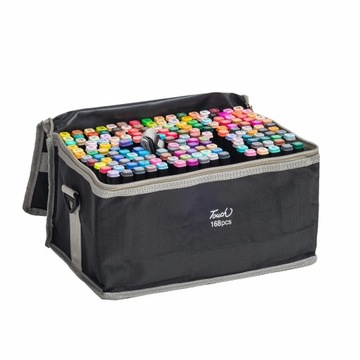 MARKERY ALKOHOLOWE FLAMASTRY ZESTAW 168 TORBA PRO