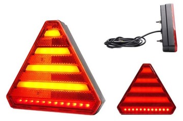 Lampa tylna LED do przyczepki przyczepy lawety W243 1615 L/P cofania