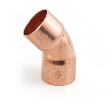 Kolano 45 stopni 1-kielichowe 22mm