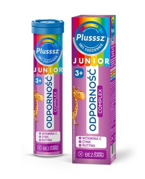 Plusssz Junior 3+ ODPORNOŚĆ Complex 20 tabl. mus.