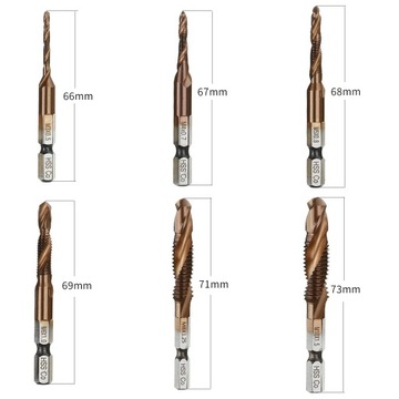 КОБАЛЬТОВЫЕ СВЕРЛА М3-10М RS TAPS 6шт