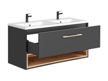 ШКАФ ДЛЯ ВАННОЙ КОМНАТЫ С РАКОВИНОЙ 120 СМ BORNEO COSMOS