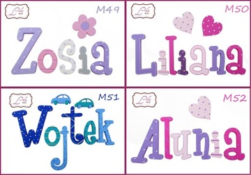 4-БУКВЕННЫЕ БУКВЫ НА СТЕНЕ, 3 БЕСПЛАТНЫХ ДЕКОРА