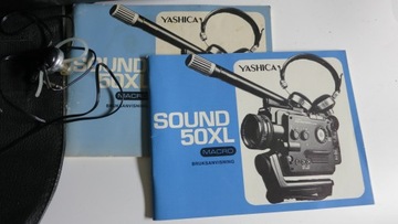 Винтажный набор фотоаппаратов YASHICA SOUND 50 XL Macro 1978 года