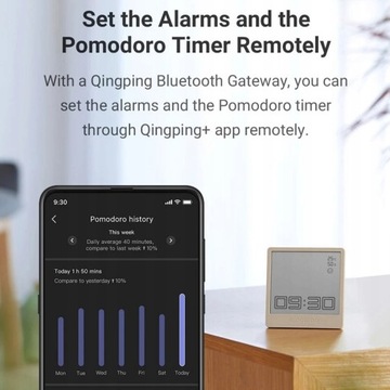Xiaomi QINGPING Bluetooth-будильник Pomodoro Timer