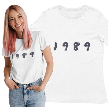 KOSZULKA DAMSKA TAYLOR SWIFT 1989 T-SHIRT DAMSKI KONCERT 2024