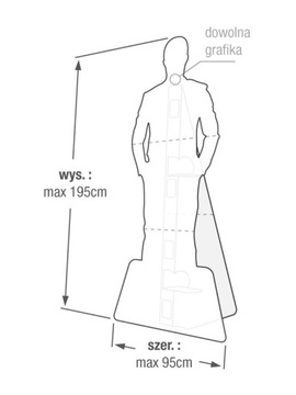 Стенд Рекламный стенд не картонный, 195 см.
