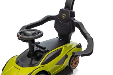 Lamborghini QLS-996T Green Ride-On с коляской
