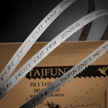 Piła Taśmowa Do Cięcia Stali Materiałów TAJFUN OPTI CUT M42 34/2-3 100m