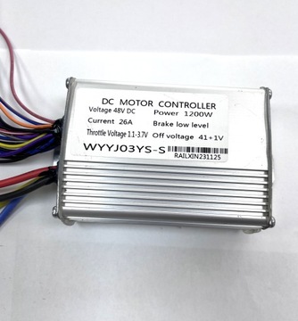 Контроллер модуля 48 В, мини-квадратный электрический щеточный двигатель 1200 Вт, 48 В