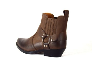 МУЖСКИЕ КОВБОЙСКИЕ БОТИНКИ CHOPER HARLEY RACE BOOTS KG1