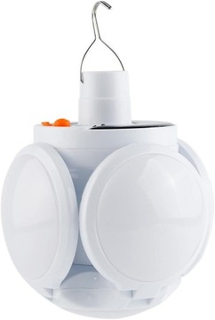 Przenośna LED składana zewnętrzna lampa solarna