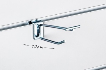 Одинарный крючок. Стенка оцинкованная, со стрелой 15 см.