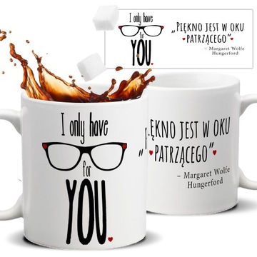Kubek Biały Prezent Dla Okulisty Optometrysty Wz