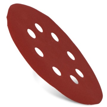 5 дисков наждачной бумаги с отверстиями на липучке 125 мм P400